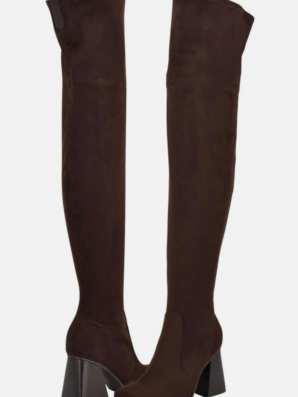 Nine West Tall Dark Brown 201 Suede Over-the-Knee Boots size 5.5